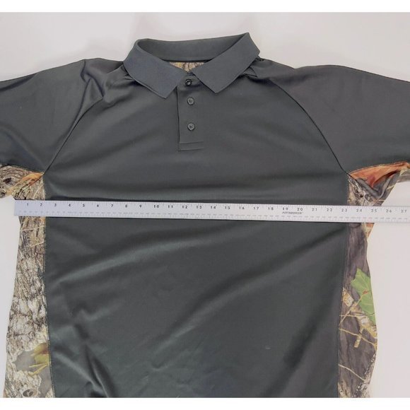 Red Head Men's Size XL Polo Shirt Short Sleeve Black/Brown Camo Hunting - Picture 5 of 7